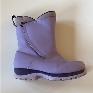 Lands end purple snow boots